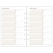 AT-A-GLANCE 5.5" x 8.5" Paperboard Undated Refill, White, 30/Pack (011-230)