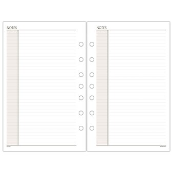 AT-A-GLANCE Notepad Refill, 5.5"W x 8.5"H, Narrow Ruled, White, 30 Sheets/Pad (031-3)