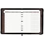 Day Runner Harrison 8.5" x 11" Weekly & Monthly Personal Organizer, Faux Leather Cover, Brown (307-0304)~#|#~sp21543762_sc7