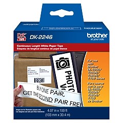 Brother DK-2246 Extra Wide Width Continuous Paper Labels, 4-7/100