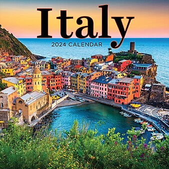 2024 TF Publishing 12" x 12" Italy Wall Calendar (24-1033)