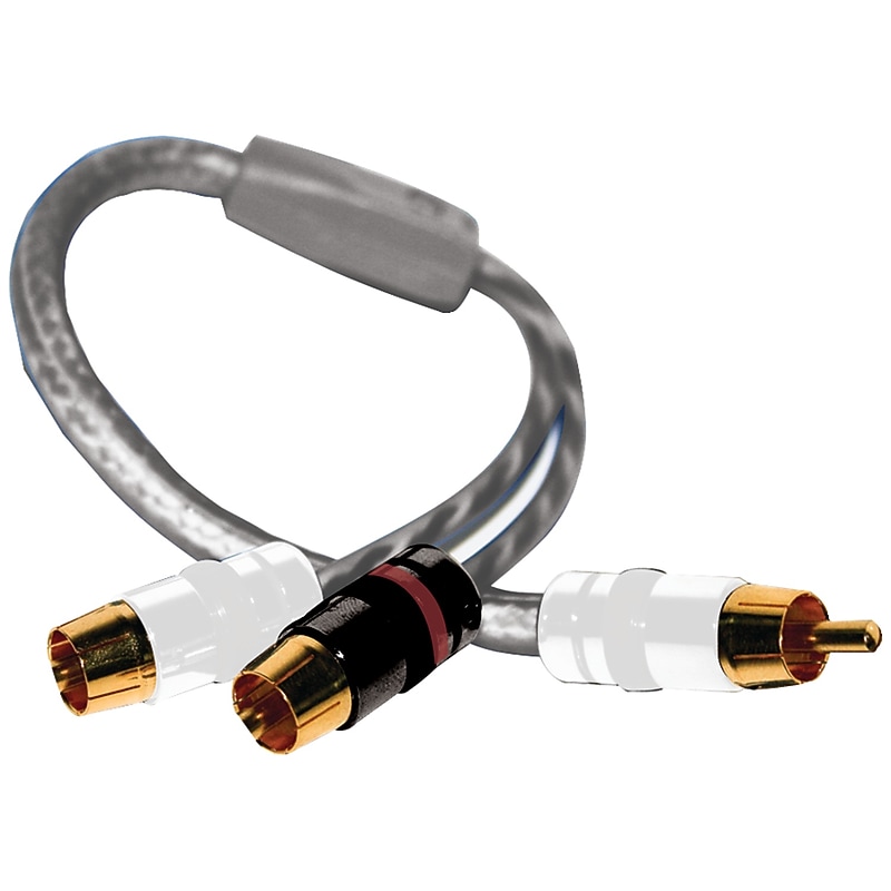 Db Link DB Link SXY2F Twisted-Pair Strandworx Series RCA Y-Adapter, 1 Male to 2 Females image 1