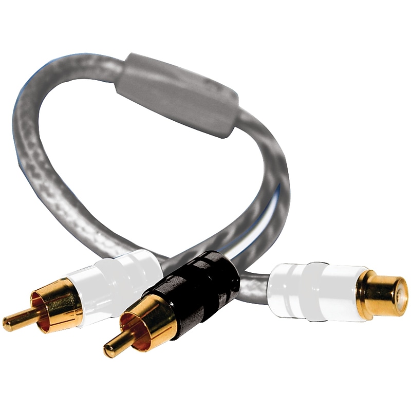 Db Link DB Link SXY2M Twisted-Pair Strandworx Series RCA Y-Adapter, 1 Female to 2 Males image 1