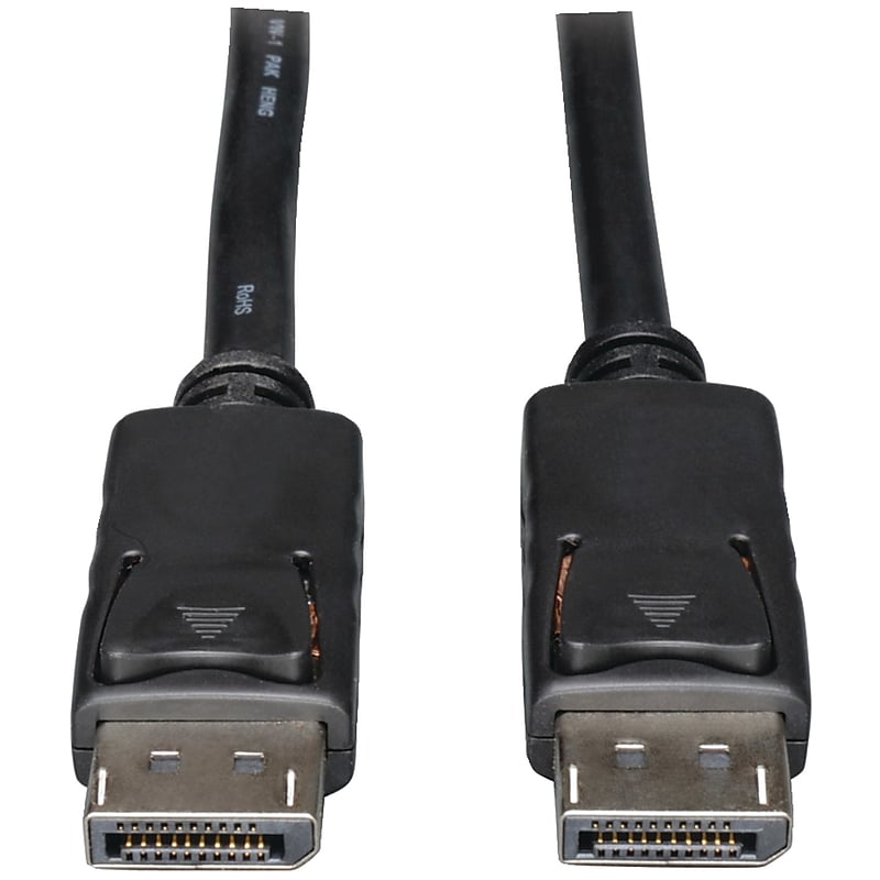 Tripp Lite 6' Display Port to Display Port Audio/Video Cable, Male to Male, Black (TRPP580006) image 1