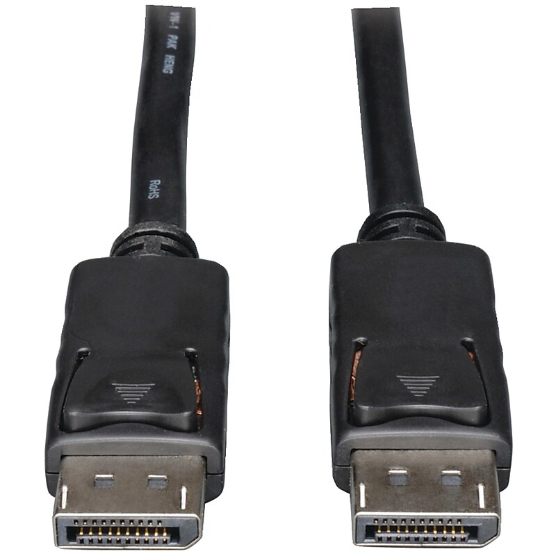 Tripp Lite 10' DisplayPort Audio/Video Monitor Cable, Male to Male, Black (P580-010) image 1