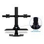 Mount-It! 28"W Electric Adjustable Standing Desk Converter with Dual Monitor Mount, Black (MI-7952)~#|#~sp21608019_sc7