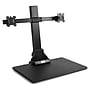 Mount-It! 28"W Electric Adjustable Standing Desk Converter with Dual Monitor Mount, Black (MI-7952)~#|#~sp21608023_sc7