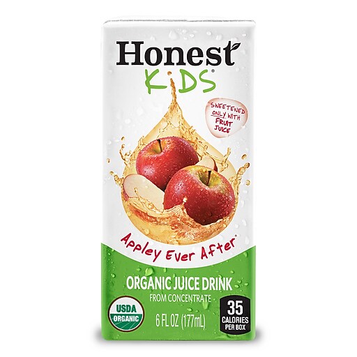 Honest Kids Appley Ever After Organic Juice Drink, 6 oz., 40 Count