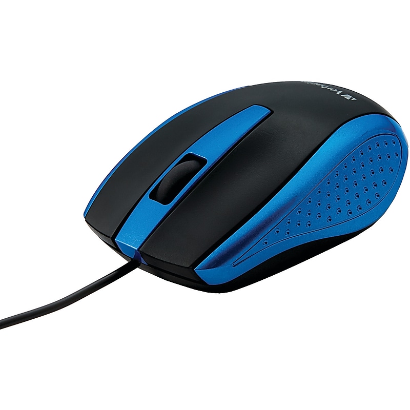 Verbatim Corded Notebook Optical 99743 Mouse, Blue image 1