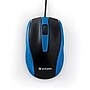 Verbatim Notebook Ergonomic Ambidextrous Optical USB Mouse, Blue (99743)~#|#~sp21665044_sc7