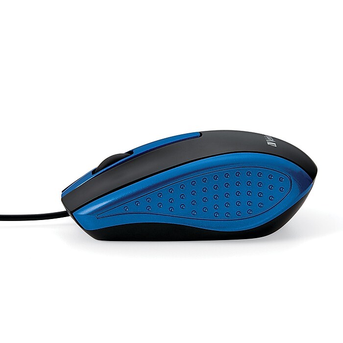 Verbatim Corded Notebook Optical 99743 Mouse, Blue | Staples