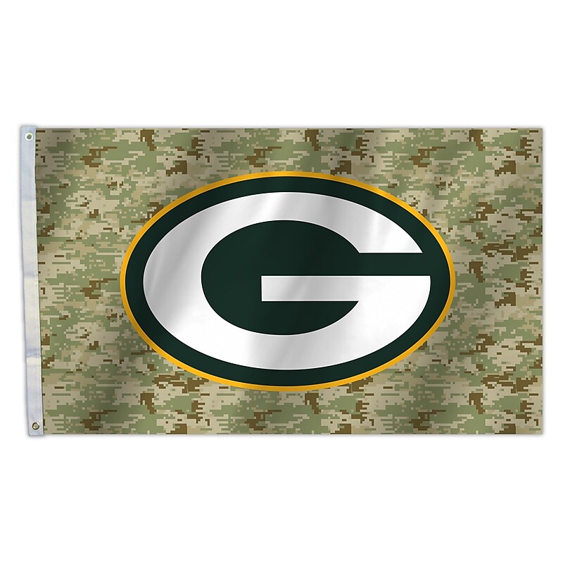 NFL Green Bay Packers Camo 3X5 Flag (023245950169) image 1