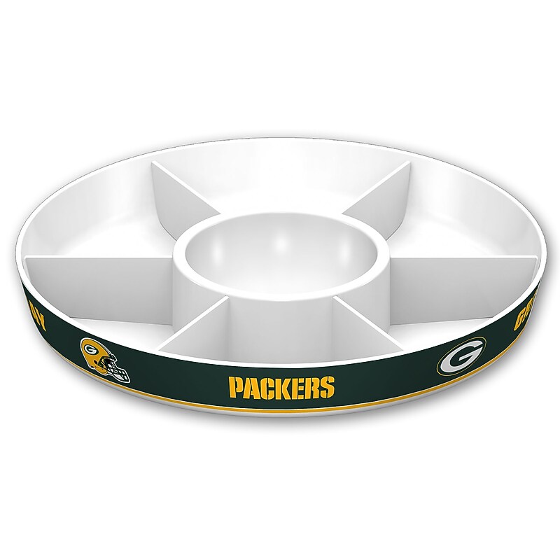 Fremont Die NFL Green Bay Packers Party Platter 14.5" Round (023245971164) image 1