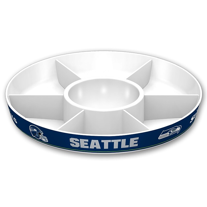Fremont Die NFL Seattle Seahawks Party Platter 14.5" Round (023245971140) image 1