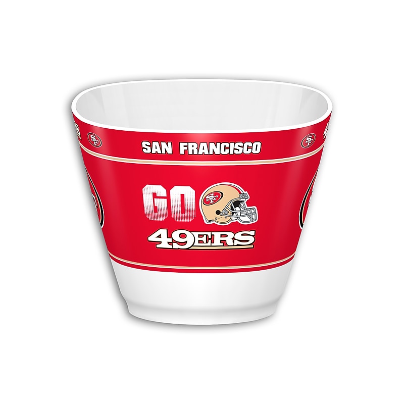 Fremont Die NFL San Francisco 49ers MVP Bowl 7.85" Square (023245933056) image 1