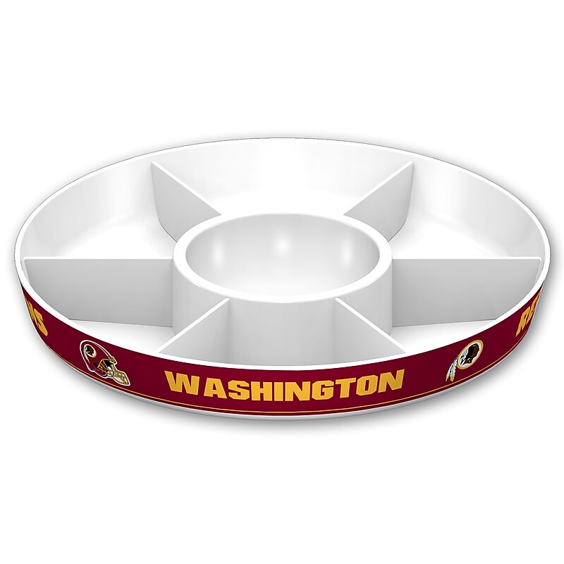Fremont Die NFL Washington Redskins Party Platter 14.5" Round (023245971072) image 1