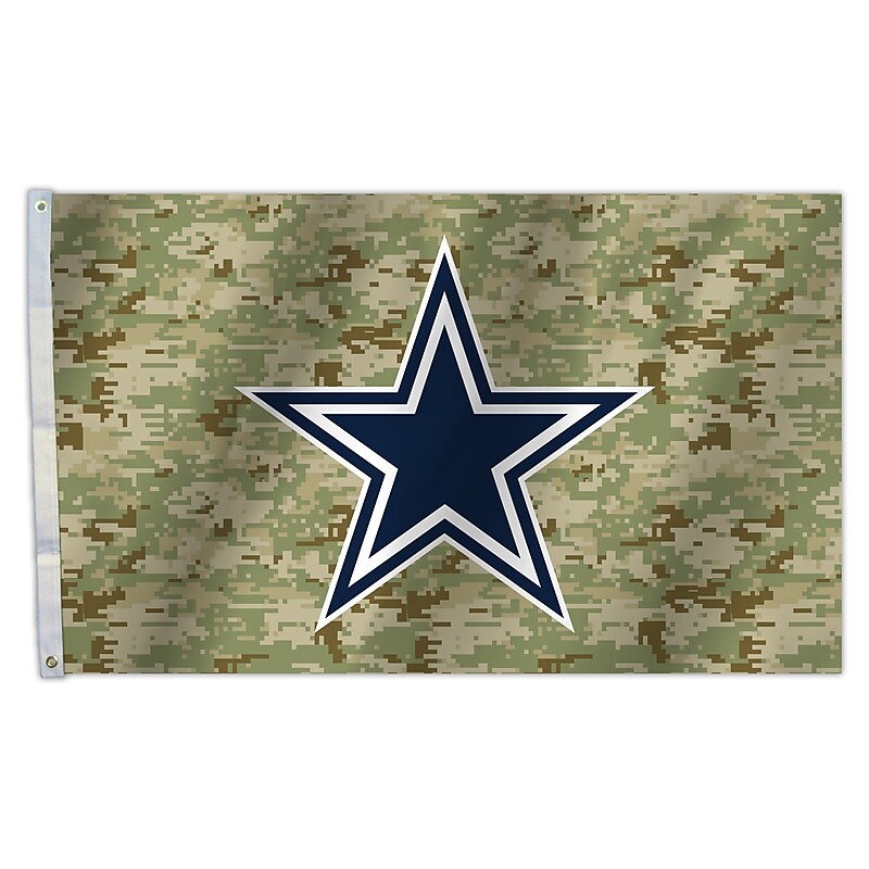 NFL Dallas Cowboys Camo 3X5 Flag (023245950039) image 1