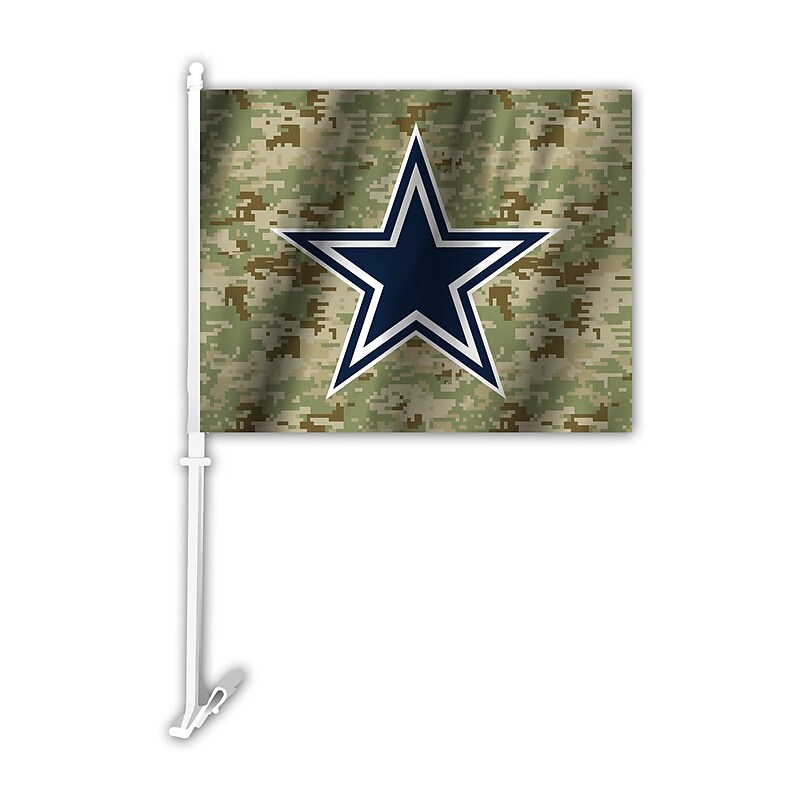 NFL Dallas Cowboys Camo Car Flag (023245991032) image 1