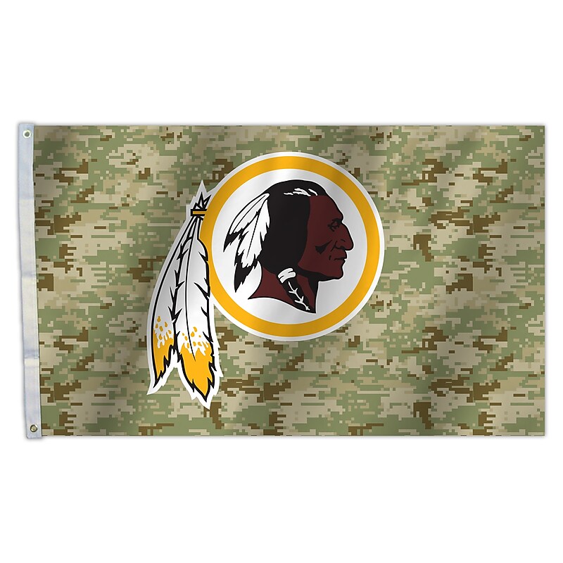 NFL Washington Redskins Camo 3X5 Flag (023245950077) image 1