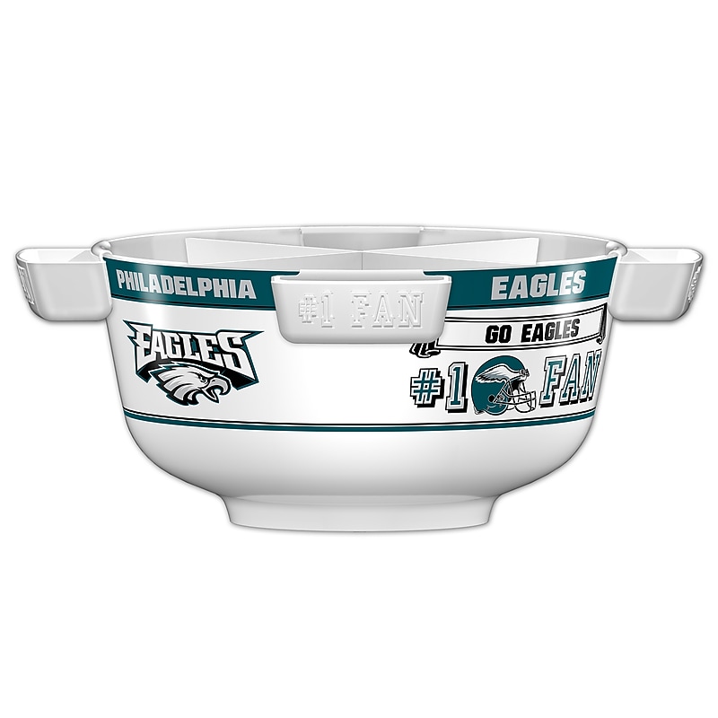 Fremont Die NFL Philadelphia Eagles Party Bowl Set 14.5" Round (617258032495) image 1