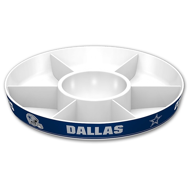 Fremont Die NFL Dallas Cowboys Party Platter 14.5" Round (023245971034) image 1