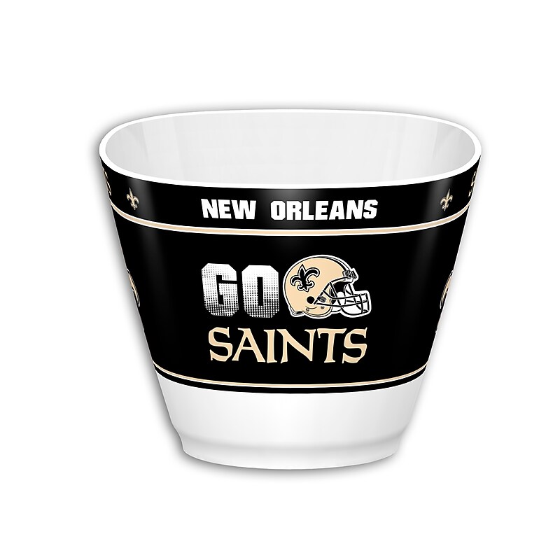 Fremont Die NFL New Orleans Saints MVP Bowl 7.85" Square (023245933261) image 1
