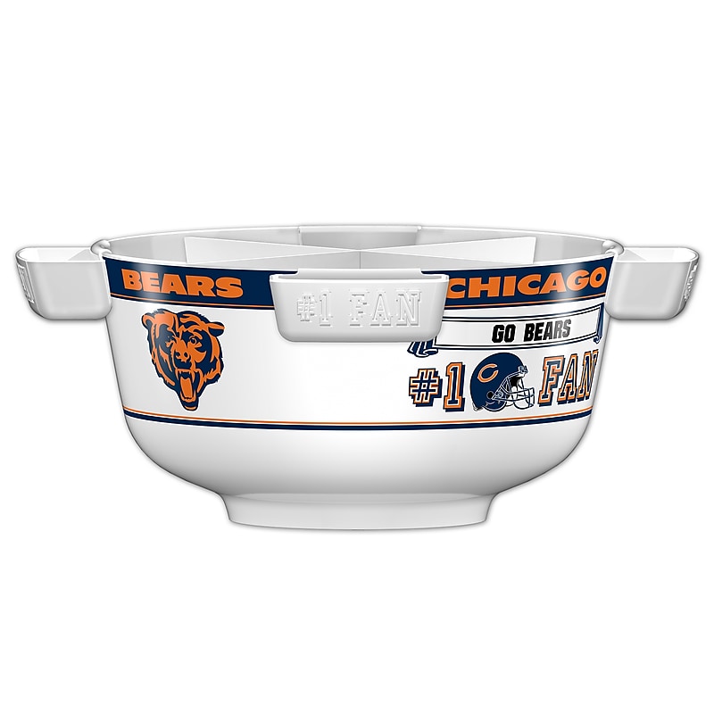 Fremont Die NFL Chicago Bears Party Bowl Set 14.5" Round (617258032402) image 1