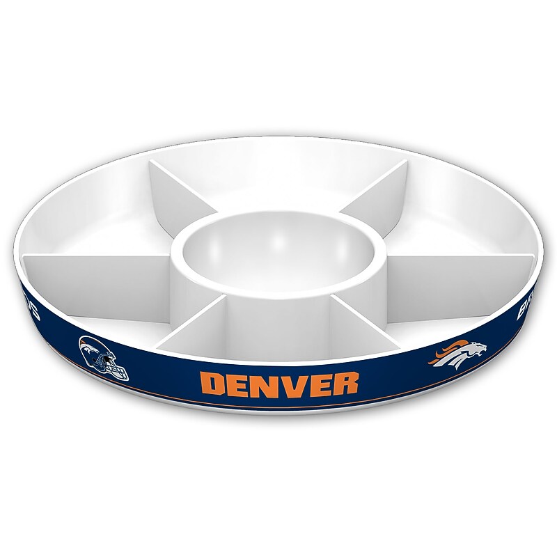 Fremont Die NFL Denver Broncos Party Platter 14.5" Round (023245971324) image 1