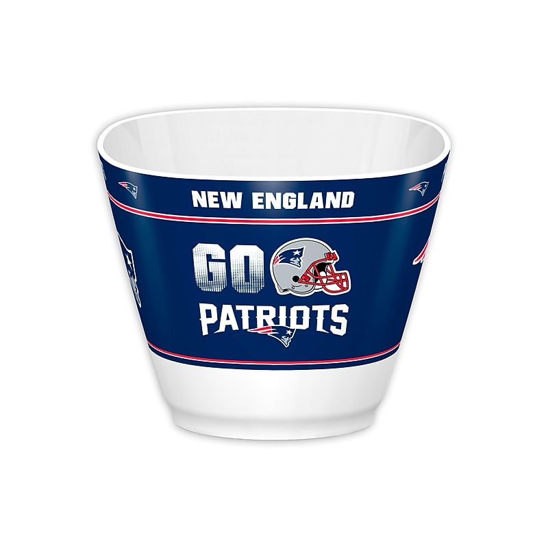 Fremont Die NFL New England Patriots MVP Bowl 7.85" Square (023245933117) image 1