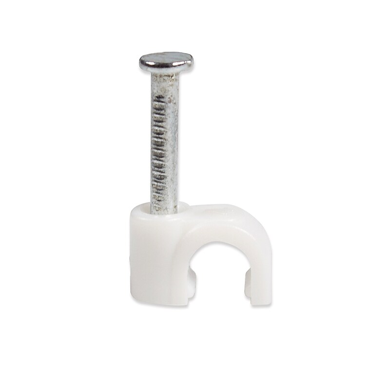 QualGear CC4-W-100-P 4mm cable clip 100/Pack image 1