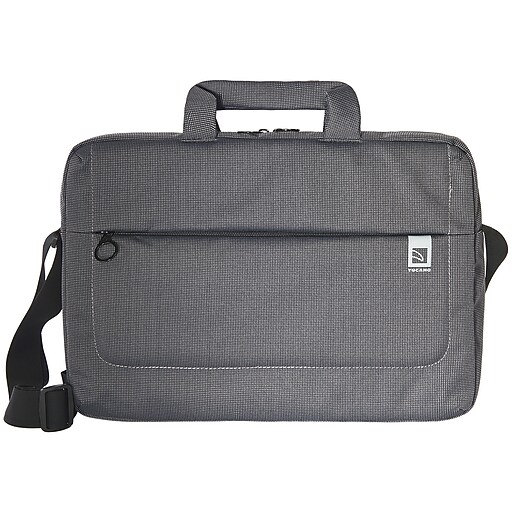 TUCANO Laptop Briefcase, Black Fabric (BSLOOP15BK) at Staples