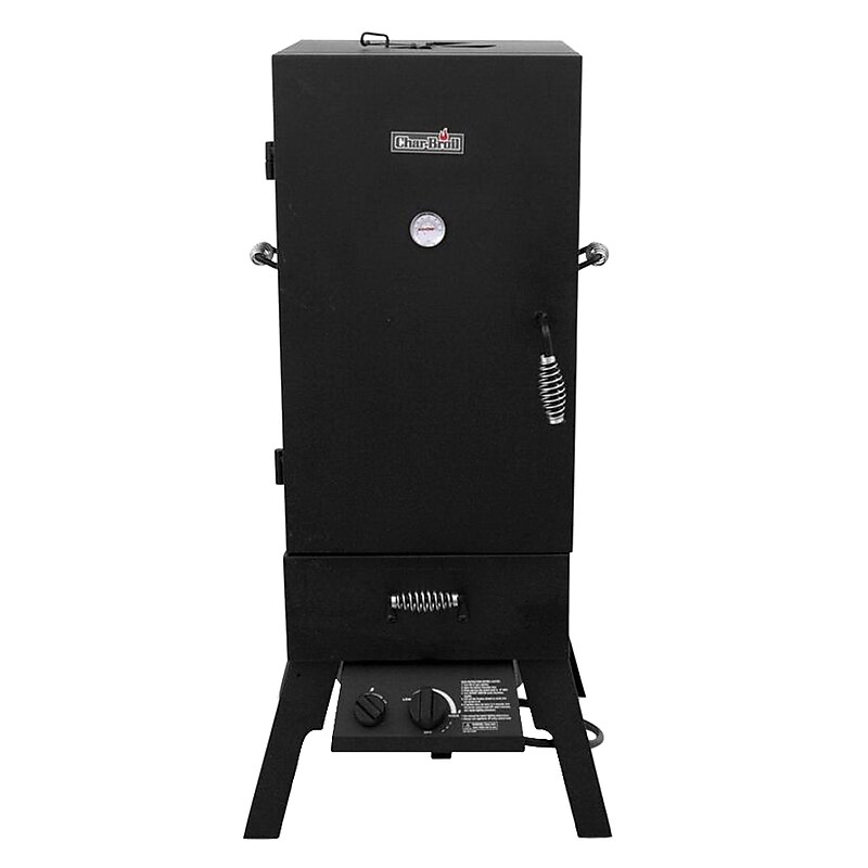 Char-Broil® 595 sq. in. Vertical Gas Smoker, Black (12701705) image 1