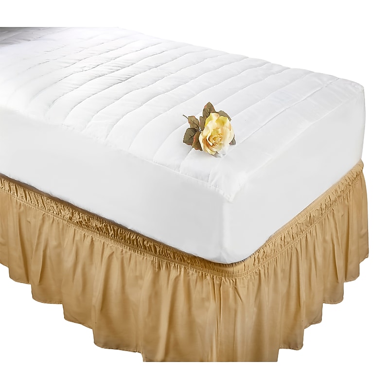 Simplify Home Details Mattress Pad, Antibacterial, Twin Size (1216) image 1