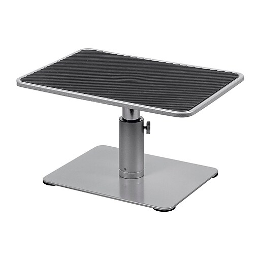 Monoprice Workstream Universal Adjustable Monitor Riser Stand, 4.6" to 6.5", Black/Gray (116250