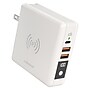 cellhelmet Multi-Charge Pro 8,000 mAh Power Bank and Qi Wireless Charger with 1 USB-C and 2 USB Outputs, White (CHQi-ALL)~#|#~sp217024999_sc7