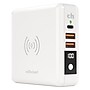 cellhelmet Multi-Charge Pro 8,000 mAh Power Bank and Qi Wireless Charger with 1 USB-C and 2 USB Outputs, White (CHQi-ALL)~#|#~sp217025000_sc7