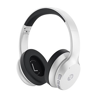 Raycon The Fitness Wireless Noise Canceling Over-Ear Headphones with Microphone, Bluetooth, Pearl White (RBH841-23E-WHI)