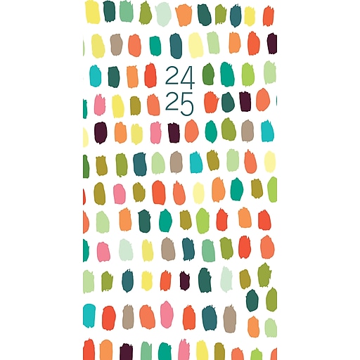 20242025 Willow Creek Press Happy Dot 2024 3.5" x 6.5" 2Year Pocket