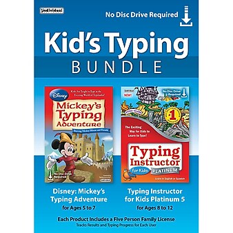 Individual Software Kid's Typing Bundle for Windows for 1-5 Users, Download (CSDKB6W48B6F4HC)