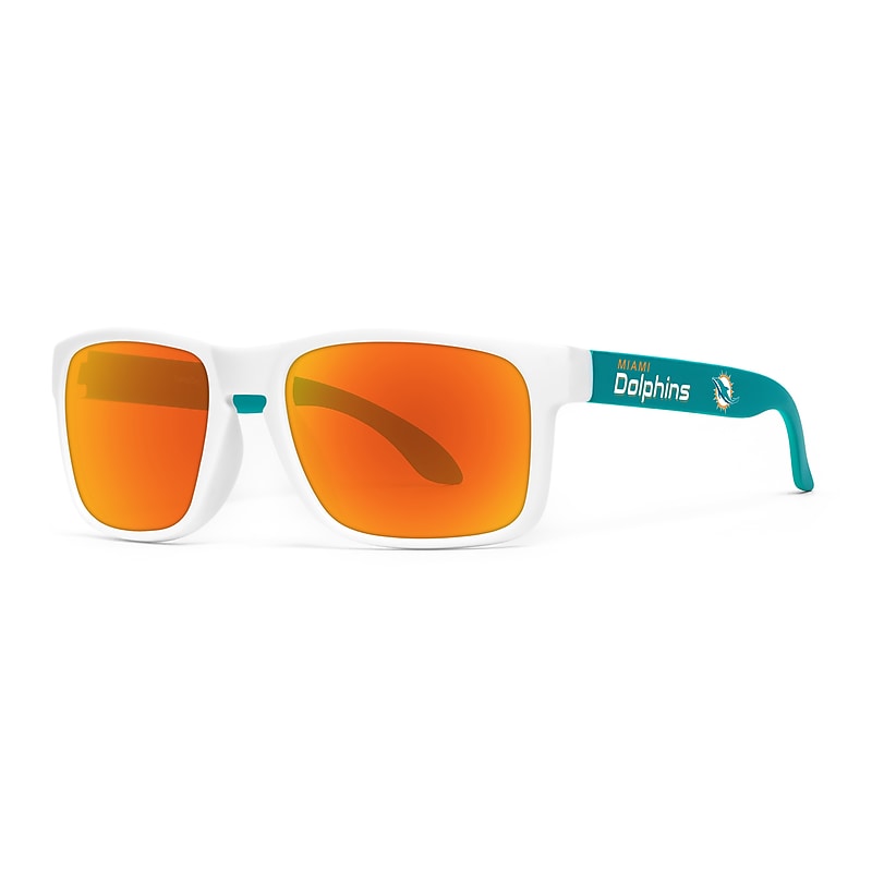 Eye Ojo NFL Miami Dolphins Premium NFL Sunglasses, GameDay Style (666197001857) image 1