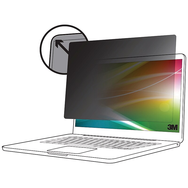 3M Anti-Glare Bright Screen Privacy Filter for 13" Dell Multi-line Laptop, 3:2 Aspect Ratio (BPNDE005) image 1