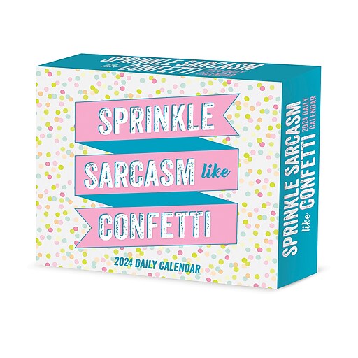 2024 Willow Creek Press Sprinkle Sarcasm Like Confetti, Anti