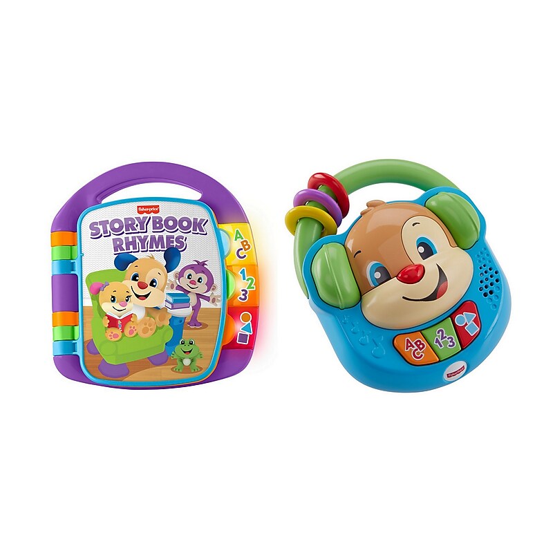 Fisher-Price Laugh & Learn Storybook Rhymes with Music Player (CDH24-FGW16-KIT) image 1