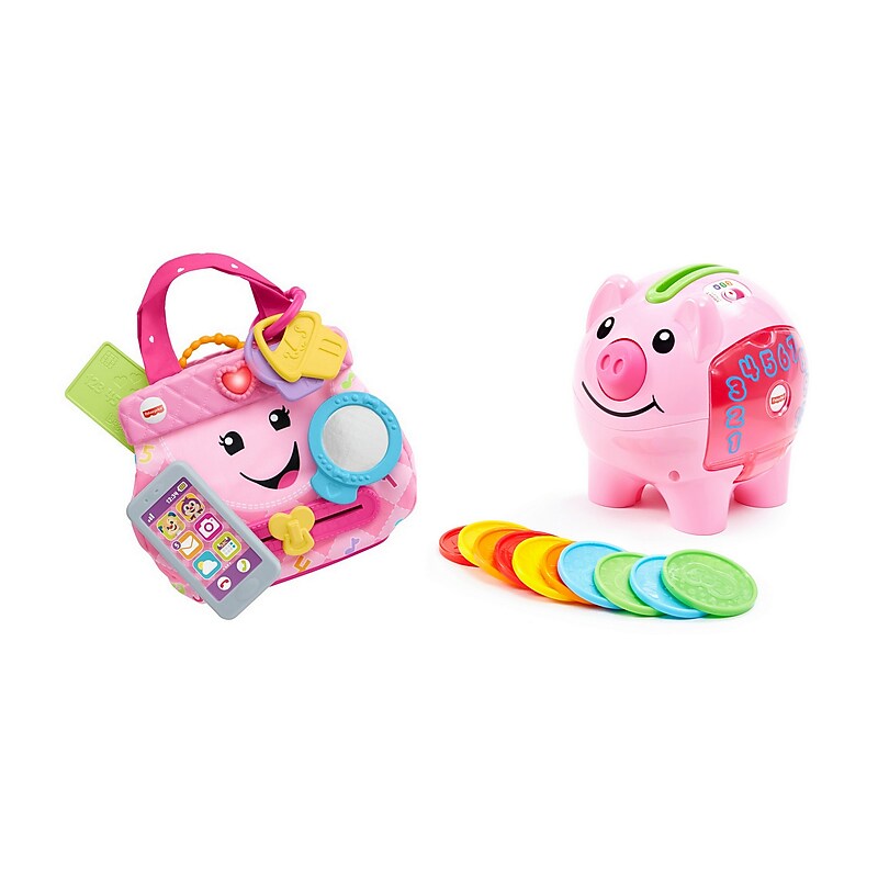 Fisher-Price Laugh & Learn My Smart Purse with Smart Stages Piggy Bank (GMM68-CDG67-KIT) image 1
