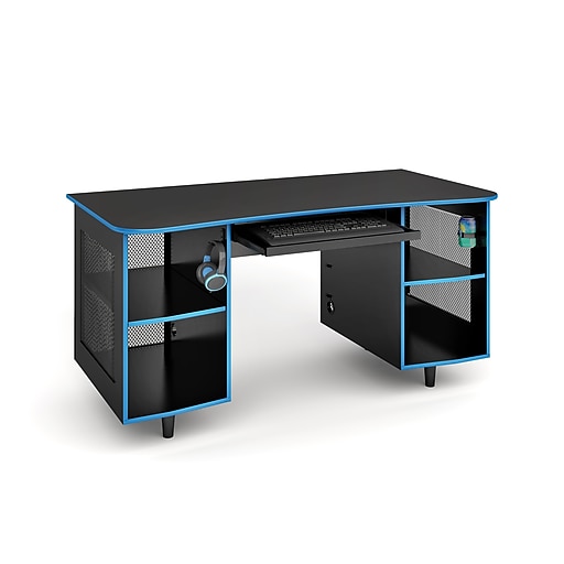 Staples Emergent Gaming Desk, Black (SPUSEGDB) Staples