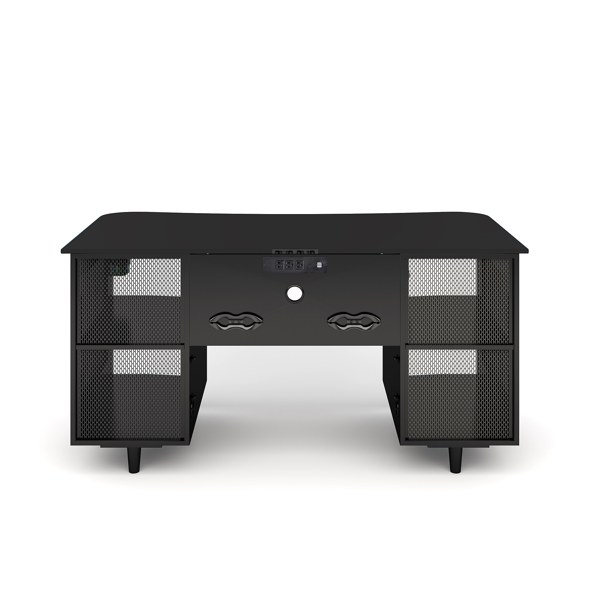 Whalen Emergent Gaming 60″W Computer Desk, Black (SPUS-EGDB) Sansujyuku sansujyuku.com