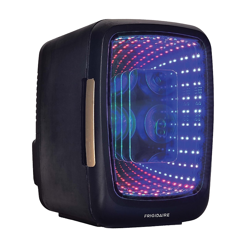 Frigidaire Retro Portable Mini Refrigerator, 0.51 Cu. Ft., Stealth (CUREFMIS179CP4) image 1