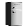 Frigidaire Retro 2-Door Compact Refrigerator, 3.2 Cu. Ft., Chrome (CUREFR391B)~#|#~sp218080821_sc7