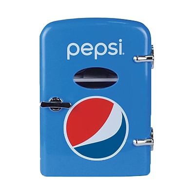 Pepsi Portable Refrigerator, 0.47 Cu. Ft., Blue (CURMIS133PEP) Simolary simolary.com