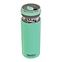 ASOBU Double-Walled Vacuum-Insulated Stainless Steel Multi-Can Cooler Sleeve with Reusable Pocket Straw, Mint (FC4G)~#|#~sp218083279_sc7